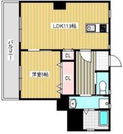 ロイヤルタワー花畑駅前の間取り画像