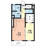 ヒルサイドパレスの間取り画像