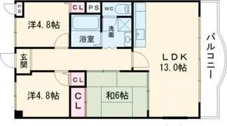グランド・コペーの間取り画像