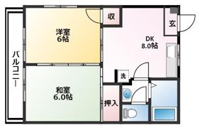 リバープール桟四の間取り画像