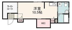 新富町セゾンヴェールの間取り画像