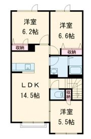 REMAGE Bの間取り画像