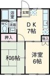 クロノス拝島町Northの間取り画像