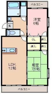 エスペランサ須屋の間取り画像
