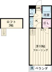 セザンヌ加治の間取り画像