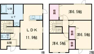 パオス高盛の間取り画像