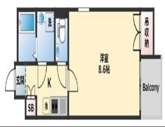 M Residence 常盤の間取り画像