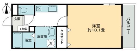 フォブール林町の間取り画像