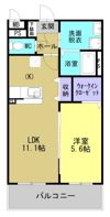 サラフォレスト中央の間取り画像