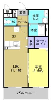 サラフォレスト中央の間取り画像