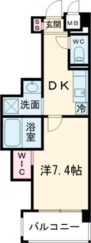 アベニール幸（さいわい）の間取り画像