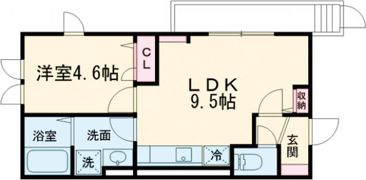 MOCXION桃山の間取り画像