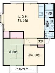 サンビレッジ則直の間取り画像