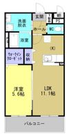 サラフォレスト中央の間取り画像