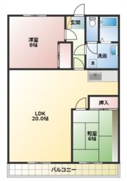 アムラートハウス Bの間取り画像
