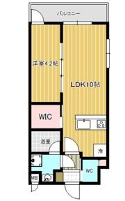 LUX新栄の間取り画像