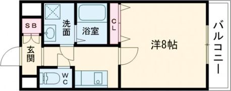 フローラ大垣内の間取り画像