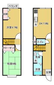 ツインピア舟入Ⅱの間取り画像