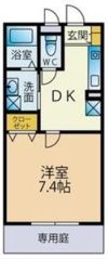 アムール土井の間取り画像