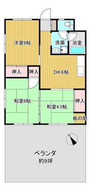 七福ビル 大橋町の間取り画像