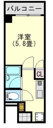 はくしま東ビルの間取り画像