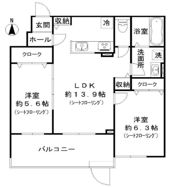 MOCXION桃山の間取り画像