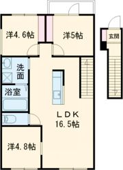 みらいグレイス甲佐の間取り画像