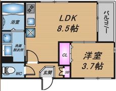 m-cocoruの間取り画像