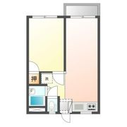 コーポ安西の間取り画像