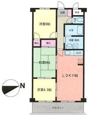 モアステージ陣屋の間取り画像