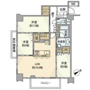 イニシアクラウド二子玉川ウエストの間取り画像