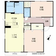 ファンテージ21 A棟の間取り画像