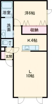 CIGAL旭町の間取り画像
