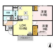 テラス倉敷の間取り画像