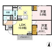 テラス倉敷の間取り画像