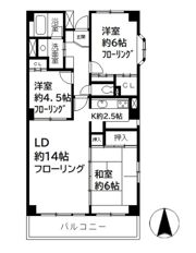 幕張台パークレジデンスの間取り画像