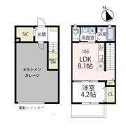 アウラガレージ（ガレージハウス）の間取り画像