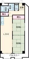 ゲートリバーハイツの間取り画像