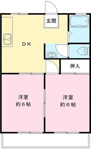 メールハイツBの間取り画像