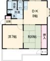 コーポハナイの間取り画像