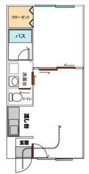 ピュアパレス港Vの間取り画像