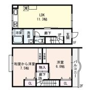 テラスハウス井上の間取り画像