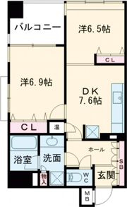 ワコーレ ディ・アルクス元町の間取り画像