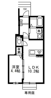 ハピネスの間取り画像