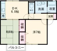 ヴィーブルK B棟の間取り画像