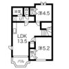 Arkadia舞阪 Aの間取り画像