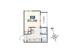 MELDIA南浦和Ⅳの間取り画像