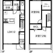 MAISONETTE LAND 渕高駅 Aの間取り画像