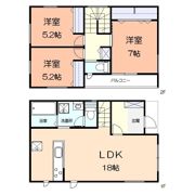 クラージュBの間取り画像