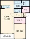 クレア法善寺の間取り画像